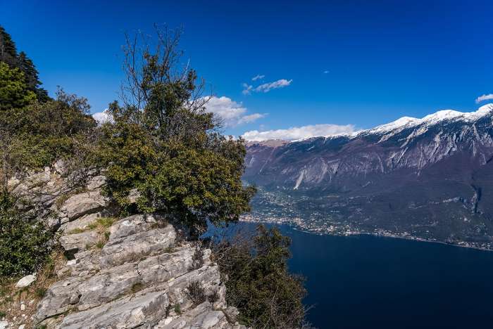 Lago e Monte Baldo visti da Montecastello