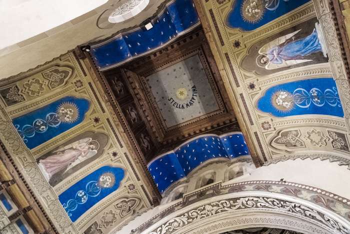Soffitto Interno Santuario Montecastello